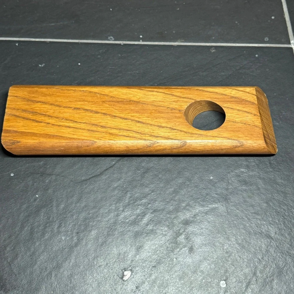 Vintage Bottle Butler Wooden Balancing Wine Bottle‎ Holder Stand with Box